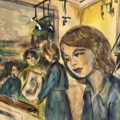 Original Watercolor Painting by Nadine Karnow (1942-2009)