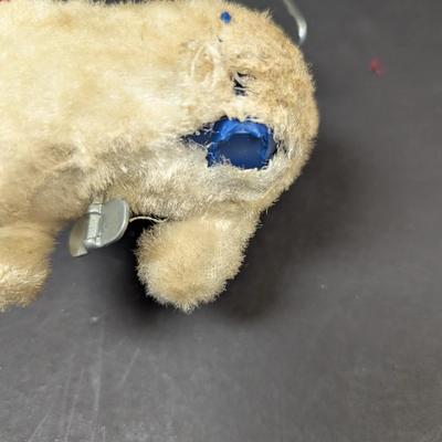 Vintage Wind Up Mechanical Bear Playing The Cymbals & Wind Up Puppy - They Do Not Work