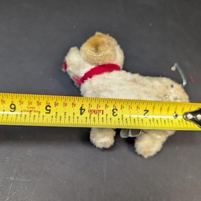 Vintage Wind Up Mechanical Bear Playing The Cymbals & Wind Up Puppy - They Do Not Work