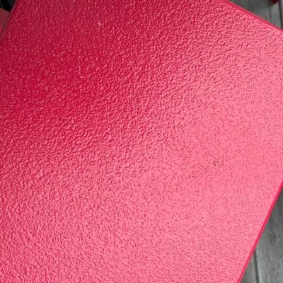 TWO ADIRONDACK CHAIRS AND ONE TABLE