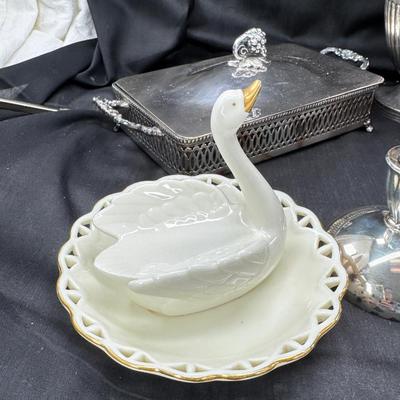 Silver plate, Crystal Antique Timor collectible