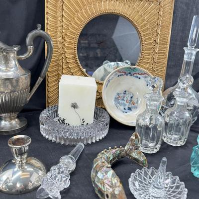 Silver plate, Crystal Antique Timor collectible