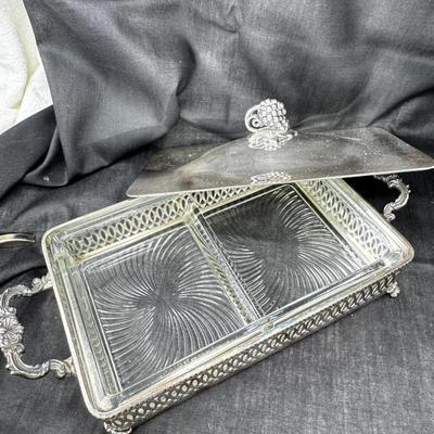 Silver plate, Crystal Antique Timor collectible