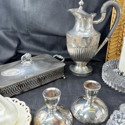 Silver plate, Crystal Antique Timor collectible
