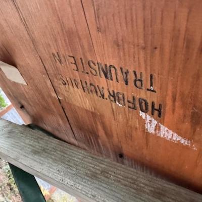 BIERGARTEN TABLE AND BENCHES