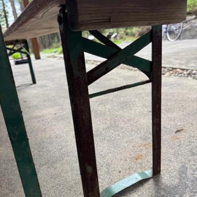 BIERGARTEN TABLE AND BENCHES