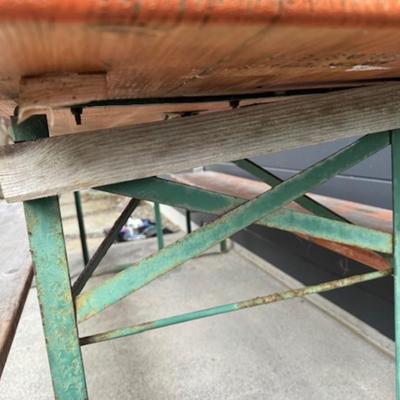 BIERGARTEN TABLE AND BENCHES