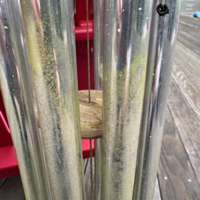 OUTDOOR SMALL PLANT AND WIND CHIME