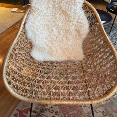 FOUR COMET BASKET CHAIRS