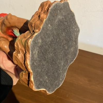 1976 Universal Statuary Native American Warrior Statue #481 – 14.5" Tall Hand-Painted Figurine