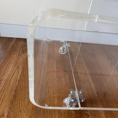 PEEKABOO MEDIA CONSOLE ON WHEELS