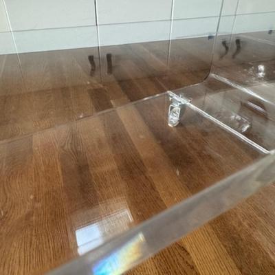 PEEKABOO MEDIA CONSOLE ON WHEELS