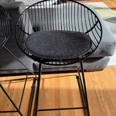 THREE COUNTER BAR STOOLS