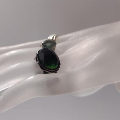 Sterling Silver Rings- Sizes 8 1/2 and 7 3/4- Approx Total Weight 21.42 Grams (#32)