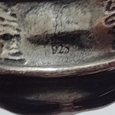 Sterling Silver Rings- Sizes 8 1/2 and 7 3/4- Approx Total Weight 21.42 Grams (#32)