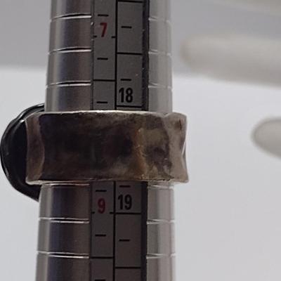 Sterling Silver Rings- Sizes 8 1/2 and 7 3/4- Approx Total Weight 21.42 Grams (#32)