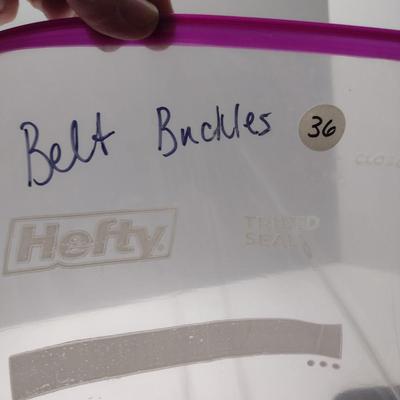 Collection of Belt Buckles (#36)