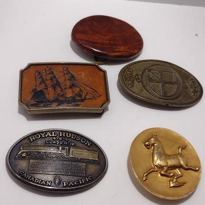 Collection of Belt Buckles (#36)