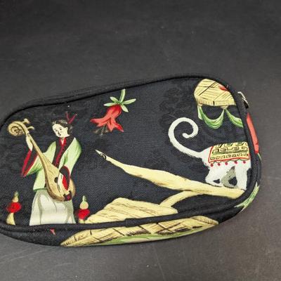 Fabric Makeup Bag Case Sequins Asian Japan