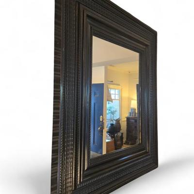 18th C Dutch ebonized mirror
