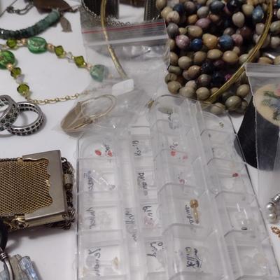 Large Collection of Fashion Jewelry- Necklaces, Bracelets, Pendants, Rings, etc. (#39)