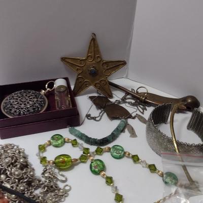Large Collection of Fashion Jewelry- Necklaces, Bracelets, Pendants, Rings, etc. (#39)
