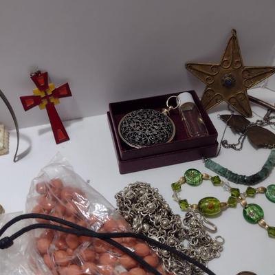 Large Collection of Fashion Jewelry- Necklaces, Bracelets, Pendants, Rings, etc. (#39)