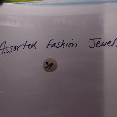 Large Collection of Fashion Jewelry- Necklaces, Bracelets, Pendants, Rings, etc. (#39)