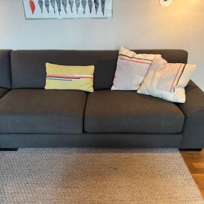3-PIECE SECTIONAL CHARCOAL