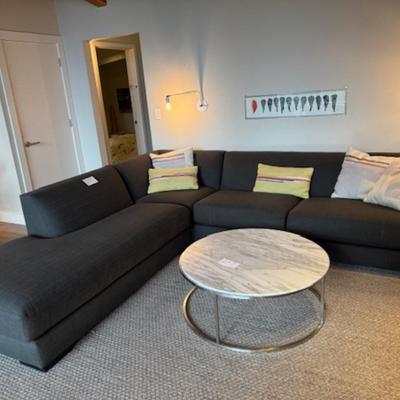 3-PIECE SECTIONAL CHARCOAL