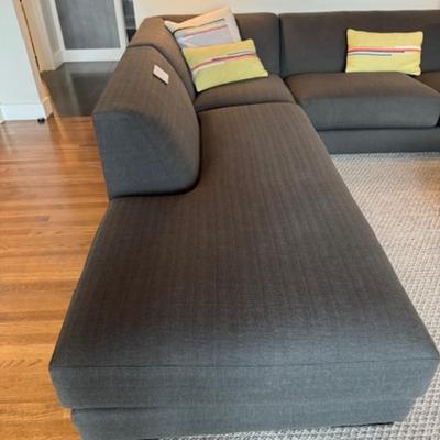 3-PIECE SECTIONAL CHARCOAL