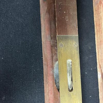 2 OLD STANLEY WOODEN LEVELS