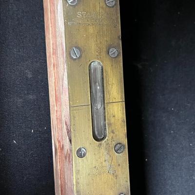 2 OLD STANLEY WOODEN LEVELS