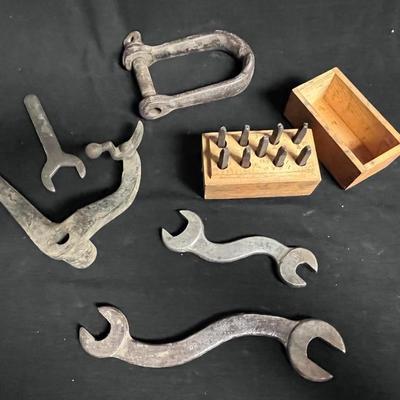 STEEL NUMBER PUNCHES AND VINTAGE TOOLS