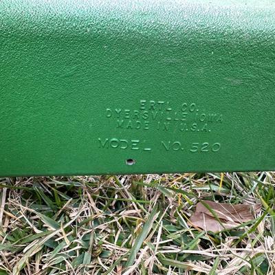 Vintage ERTL John Deere Pedal Tractor – Model 520 – Cast Metal