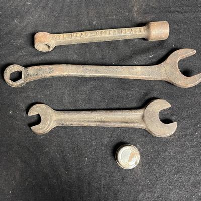 OLD FARM AND TRACTOR WRENCHES