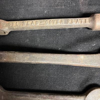 OLD FARM AND TRACTOR WRENCHES