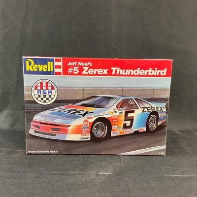 -133- 1:25 SCALE | Jeff Neal’s #5 Zerex Thunderbird Model Kit | Opened