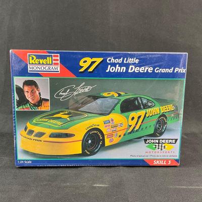 -134- 1:24 SCALE | #97 Chad Little John Deere Grand Prix Model Kit | Sealed