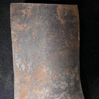 AXE HEADS, HANDLEE AND SHEATH