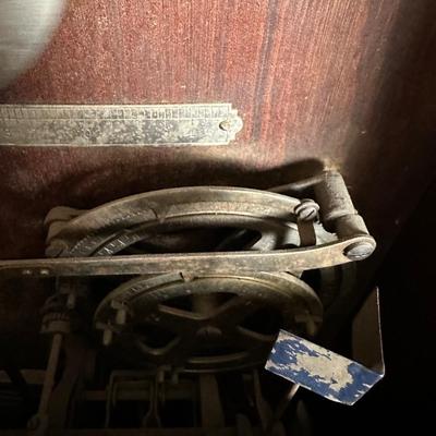 Working Antique International Time Recording Co. Time Clock – ITR IBM – Oak Case