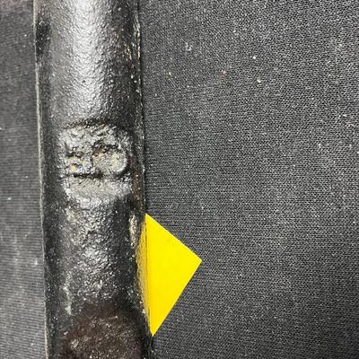 CAST IRON WINDOW WEIGHT AND "U" SHAPED HARDWARE