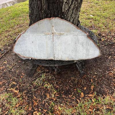 Tin w/Metal from Merchant Mariner Rest Home - J-24-1