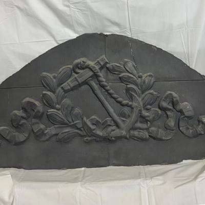 Tin w/Metal from Merchant Mariner Rest Home - J-24-1