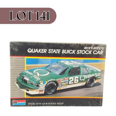 -141- 1:24 SCALE | Ricky Rudds Quaker State Buick Stock Car Model Kit | Sealed