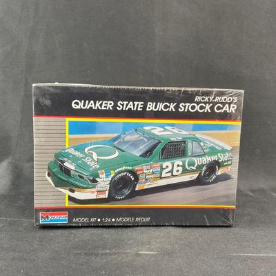 -141- 1:24 SCALE | Ricky Rudds Quaker State Buick Stock Car Model Kit | Sealed
