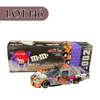 -146- 1:24 SCALE | #36 Ken Schrader M&M Halloween 2002 Grand Prix | No Coa
