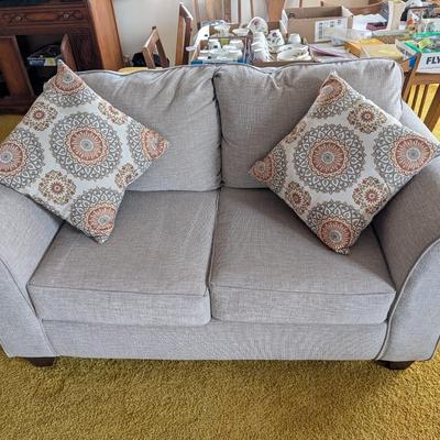 Gray Loveseat