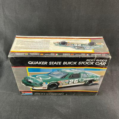 -159- 1:24 SCALE | Ricky Rudd’s Quaker State Buick Stock Car Model Kit | Sealed