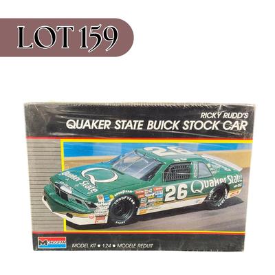 -159- 1:24 SCALE | Ricky Rudd’s Quaker State Buick Stock Car Model Kit | Sealed